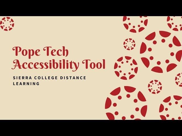 Pope Tech  Accessibility Tool Walkthrough