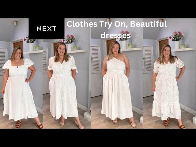 Next Clothes try on haul plus size 18 summer dresses #plussize #plussizefashion #summerdresses s