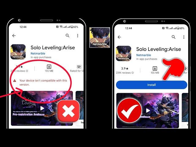 How To Fix Solo Leveling Arise Your Device Isn't Compatible With This Version |