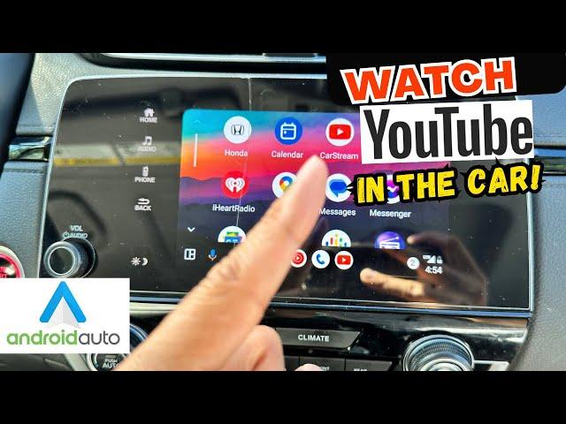 How to watch YouTube on Android Auto Works on ANY CAR 2023 - No Jailbreak Required - AAAD CarStream