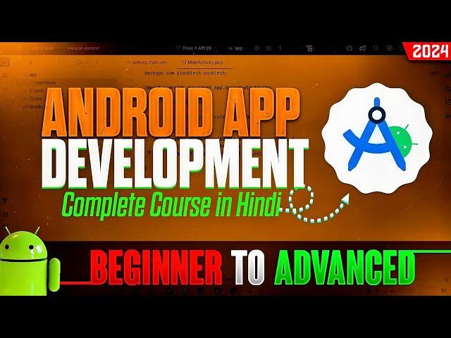 Android App (Android Studio) Development In 2024 Tutorial In Hindi P-1 | Android Studio Tutorial