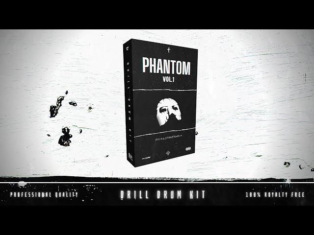 [150+ SAMPLES] Drill Drum Kit 2021 "PHANTOM Vol. 1" | Pop Smoke x 808 Melo Sample Pack