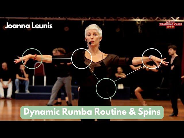 Joanna Leunis - Rumba latin Dance Lesson - Spins | Mabo Dance Camp