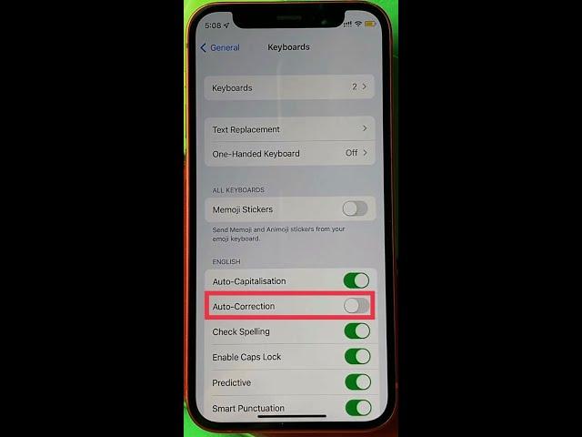 how to turn off autocorrect in iphone keyboard/ disable auto correct in iphone