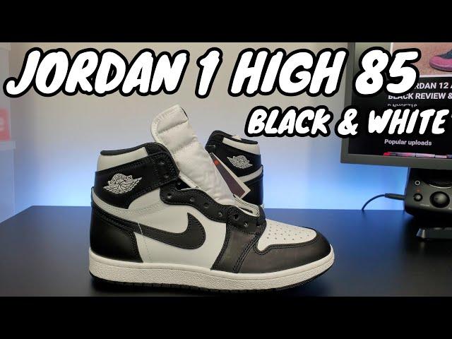 AIR JORDAN 1 HIGH 85 BLACK AND WHITE REVIEW