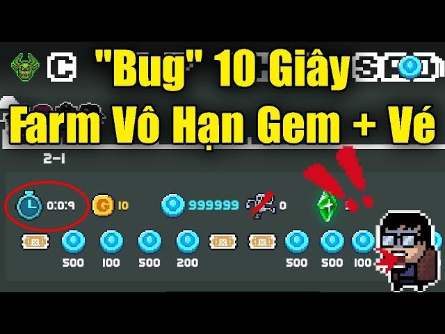 "Bug" 10 Giây Farm Vô Hạn Gem và Vé Trong Soul Knight 6.5.0