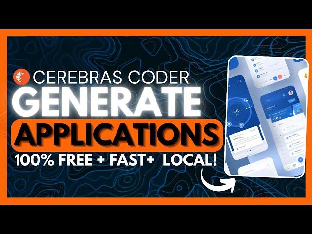 Cerebras Coder: FASTEST and FREE Way To Create Full-Stack Applications! (Opensource)