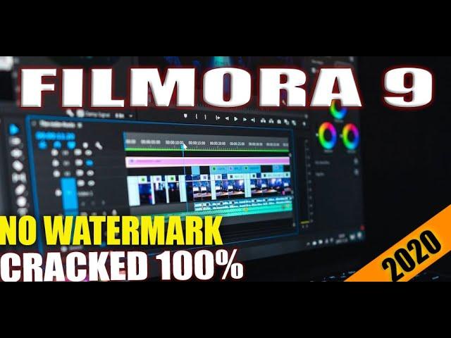 How to crack filmora9|No watermark 2020|Life time license