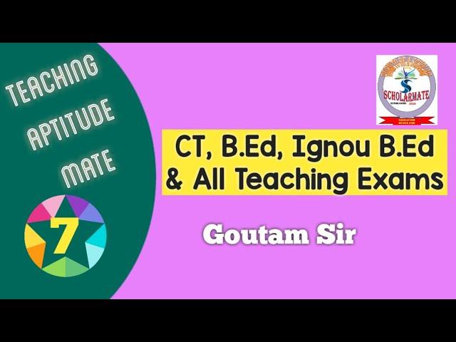 OSSTET Exam Contract Teacher Pedagogy/Teaching Aptitude Questions  ScholarmatE GS