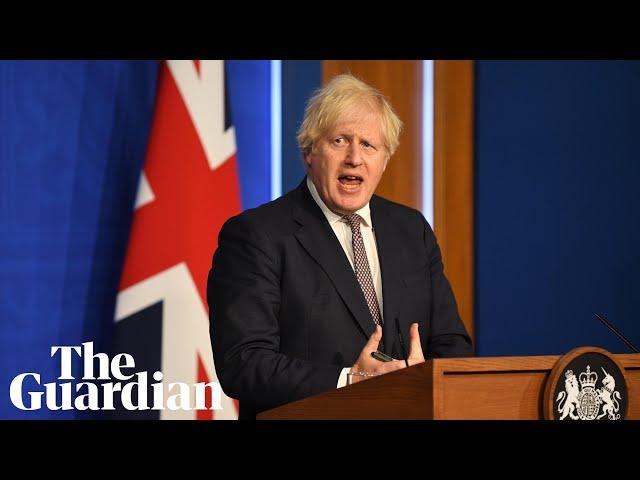 Boris Johnson announces end to Covid restrictions in England on 19 July