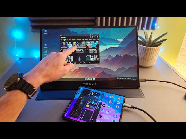 The PERFECT Dex Tablet | WIMAXIT 15.6inch Portable Touchscreen Monitor