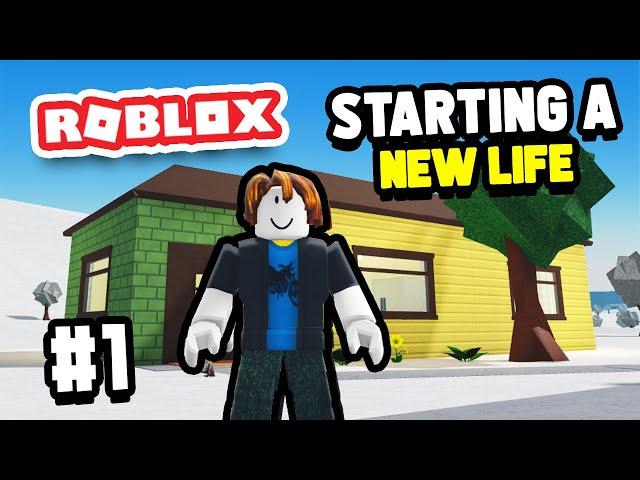 Starting a NEW LIFE in Roblox Bloxburg #1