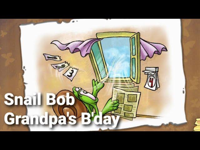 Snail Bob - Grandpa's B'day Full Story l walkthrough