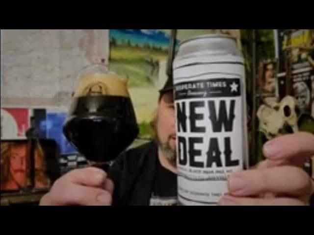 Desperate Times  - New Deal Black IPA #desperatetimes #pabrewnews #beer #review #craftbeer #pabeer