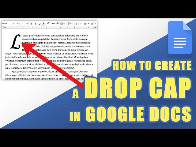 [TUTORIAL] Easily Add Any-Size DROP CAP in GOOGLE DOCS