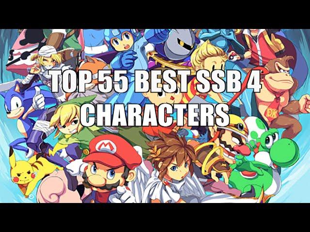 Top 55 Best Super Smash Bros. (Wii U/3DS) Chars