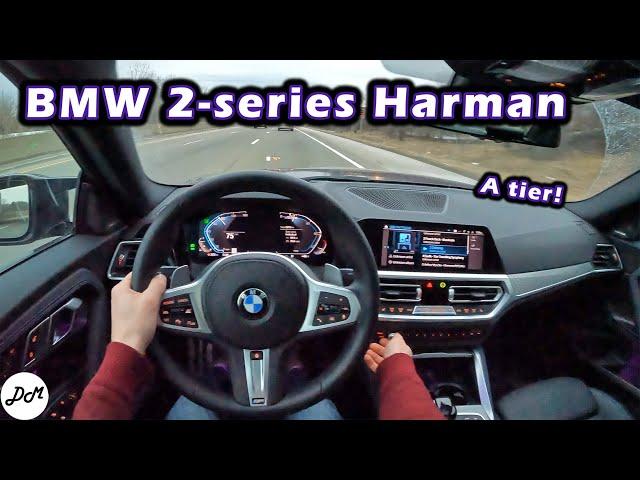 2022 BMW 2-series – Harman Kardon 14-speaker Sound System Review | Apple Carplay & Android Auto