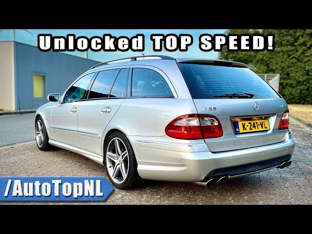 UNLOCKED the TOP SPEED of my E55 AMG - WILL IT GO 300km/h?! by AutoTopNL