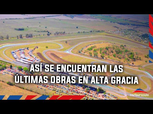 Las últimas obras en el autódromo de Alta Gracia: Raúl Salazar nos lleva una vuelta a bordo