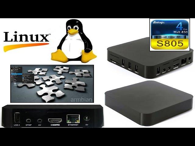 MXQ TV BOX S805 ARMBIAN LINUX DISTRO -