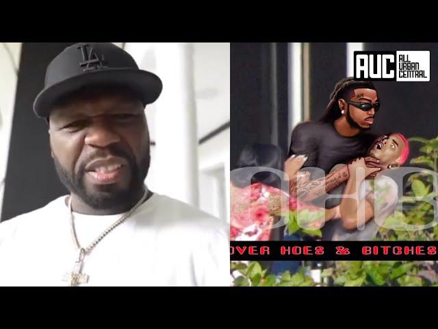 "Breezy Gonna Punch You In The Face" 50 Cent Reacts To Quavo Spazzing On Chris Brown W 2nd Diss Song