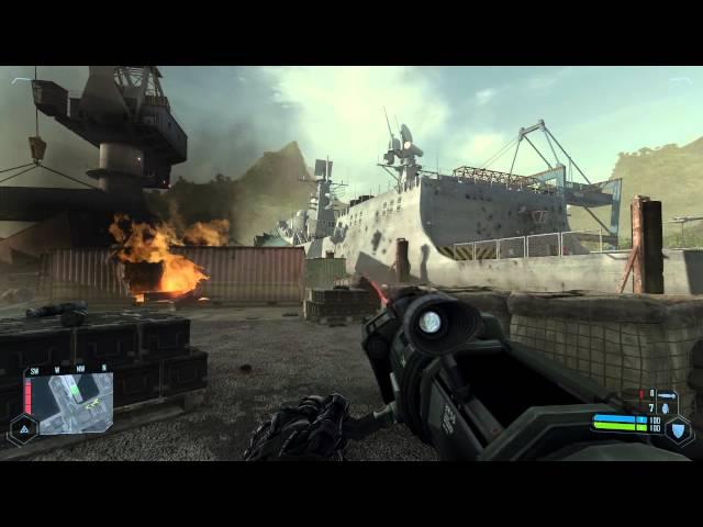 Crysis Walkthrough: Level 4 - Assault [Part 3] HD 5870 Max (1080p)