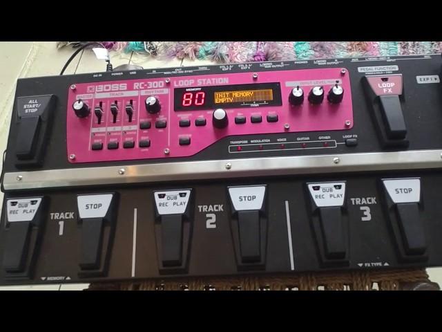 BOSS RC 300 LOOPER PEDAL, TUTORIAL. All its important point, no messin