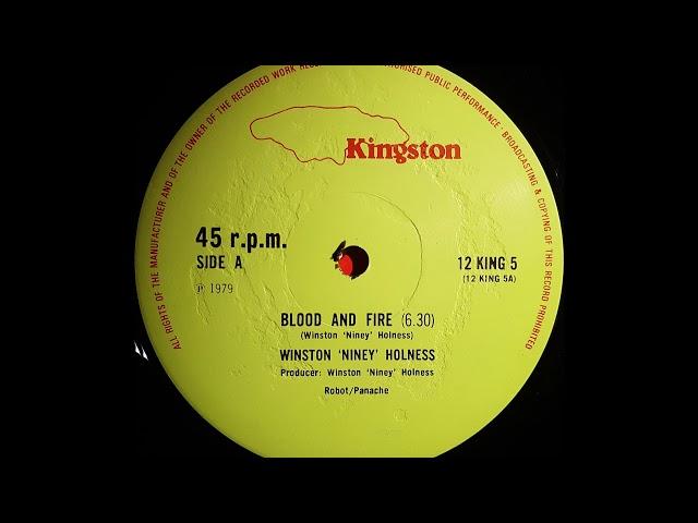 WINSTON 'NINEY' HOLNESS - Blood And Fire [1979]