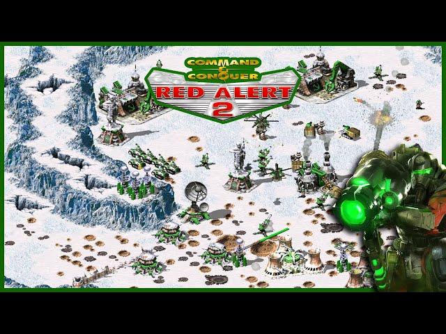 Red Alert 2 | Frozen Bunker | (7 vs 1 + Superweapons)