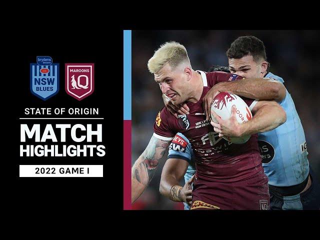 NSW Blues v QLD Maroons | Match Highlights | State of Origin I, 2022 | NRL