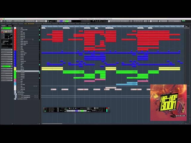 Hip Hop Boom Cubase Pro Template