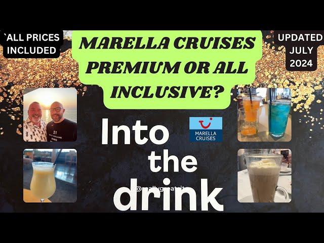 Marella Cruises, Drink Packages - Premium Vs All-inclusive!  #marellacruises  #drink #allinclusive