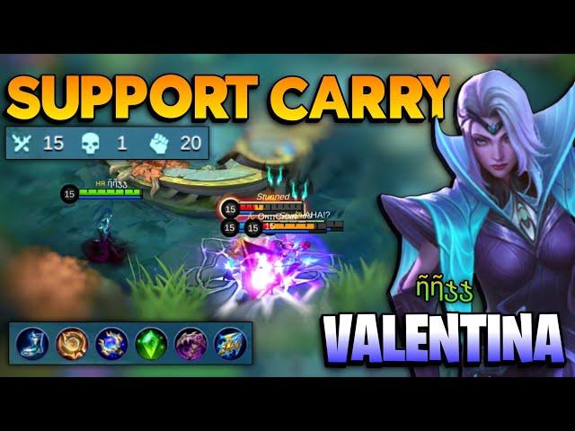 Valentina Support is Overpowerd! [ Valentina Gameplay & Best Build 2021 ] By ῆῆჯჯ - Mobile Legends