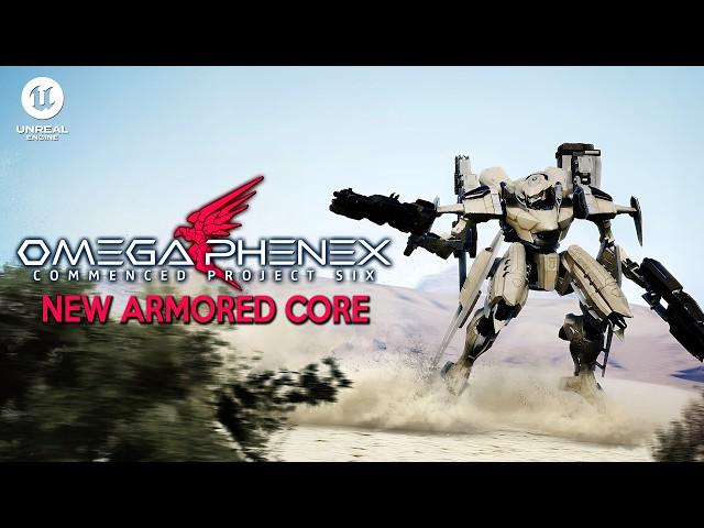 OMEGA PHENEX First Alpha Gameplay | New Post-Apocalyptic Mecha Game like ARMORED CORE