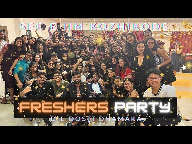 Fresher's Party Bo'26 : Life at IIM K| IIMK| MBA| BSCHOOL LIFE| Education