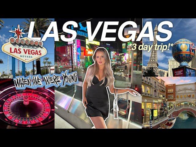 3 DAYS IN LAS VEGAS!  (travel vlog) | The Strip, Casinos, WWWY Festival, Exploring, etc! | 2024