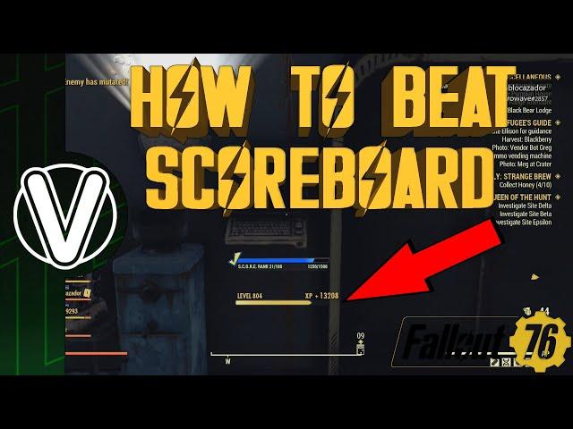 Fallout 76 | BEST WAY TO BEAT THE SCOREBOARD & RANK UP *XP AND SCORE FARM* (Fallout 76 Guides)