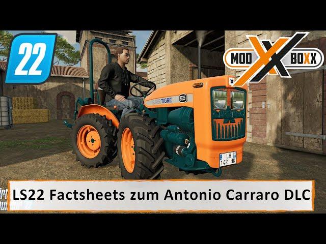 LS22 Mods |Factsheet zum Antonio Carraro DLC  | Landwirtschafts Simulator 22 |