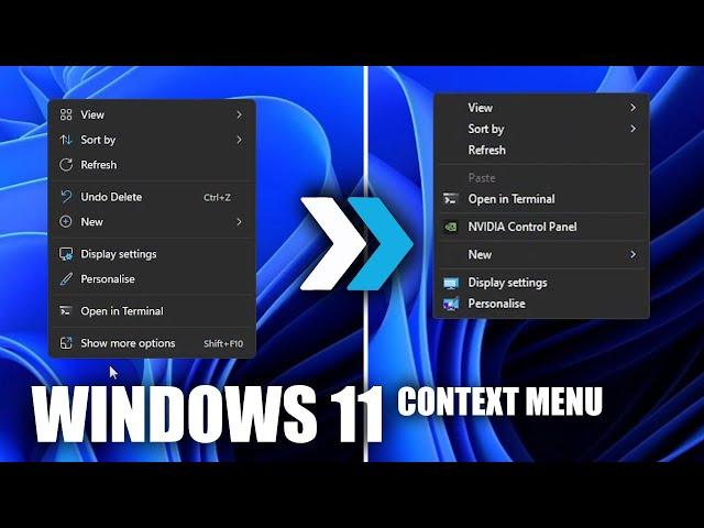 Disable redesigned context menu in Windows 11