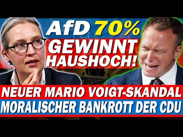  AfD mit Rekord 70%! Neuer Mario Voigt-Skandal – Moralischer Bankrott der CDU!