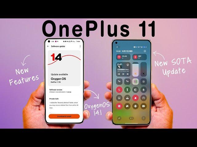 OnePlus 11 New Update | OxygenOS 14.1 New Features | OnePlus 11R Update | OxygenOS 15 Update Soon