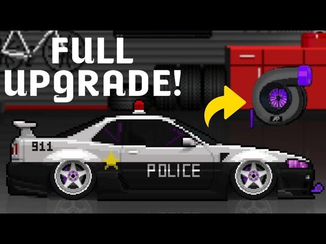 Nissan GT-R R34 Skyline Full Up Grade! / Pixel Car Racer / Gameplay Part24 / Ch8aY /