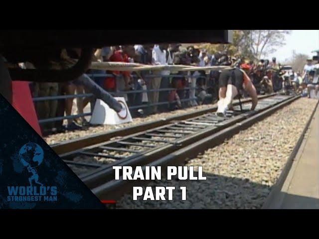 2003 World's Strongest Man | Train Pull Part 1