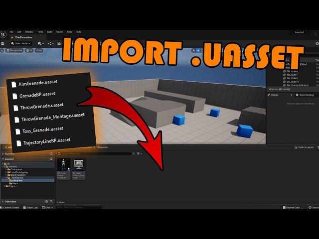 How To Import .uasset Files Into Unreal Engine 4/5 (Tutorial)