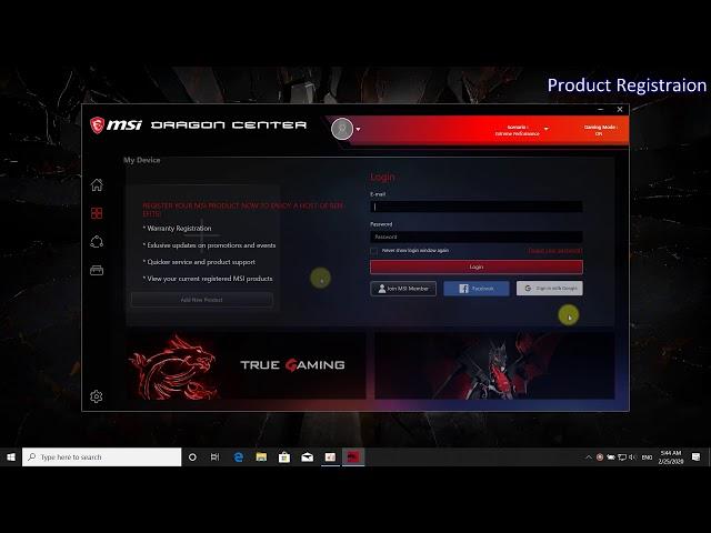 MSI® HOW-TO use MSI Dragon Center and Creator Center (UWP) - My Device on MSI notebook