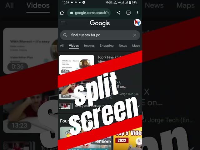 best trick of split screen on android