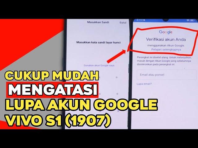 Bypass FRP Akun Google VIVO S1 (1907) Android 9 pie