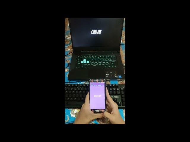 Asus TUF Dash F15 Bootime