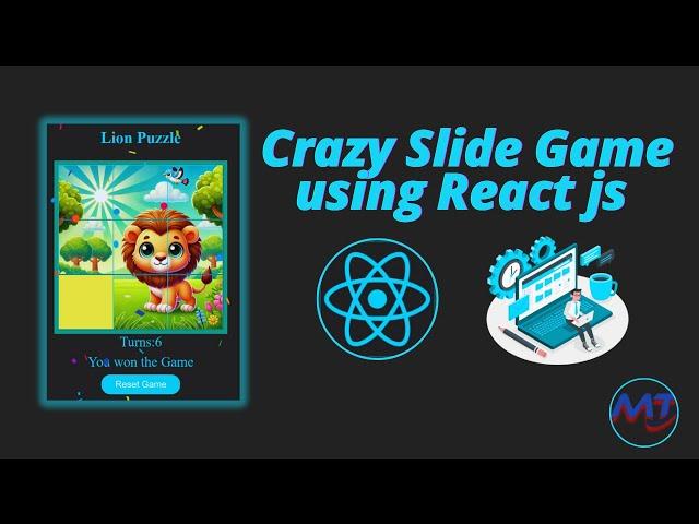 Create a Fun Slide Puzzle Game with React + Vite!  || Explained in Tamil