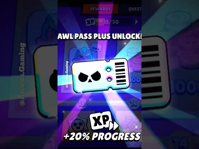 Brawl Pass Plus Unlocked | Season 23  #brawlstars  #shorts